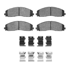 Ford F-250 Brake Pads - Front - R1 Concepts - Semi Metallic - `11-`22